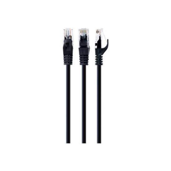 PATCH CABLE CAT6 UTP 1.5M/BLACK PP6U-1.5M/BK GEMBIRD