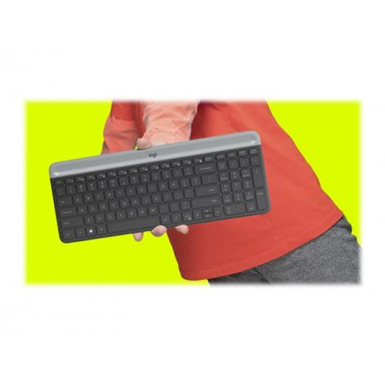 LOGITECH Slim Wireless Keyboard and Mouse Combo MK470 - GRAPHITE - US INTNL - INTNL