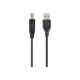 GEMBIRD CCP-USB2-AMBM-10 USB 2.0 A- B 3m cable black color