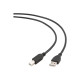 Gembird CCP-USB2-AMBM-10 USB cable 3.04 m USB A USB B Black