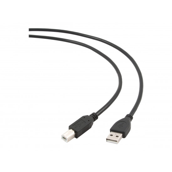 GEMBIRD CCP-USB2-AMBM-10 USB 2.0 A- B 3m cable black color