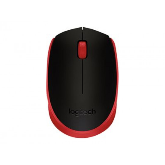 MOUSE USB OPTICAL WRL M171/RED 910-004641 LOGITECH