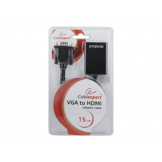 I/O ADAPTER VGA TO HDMI/A-VGA-HDMI-01 GEMBIRD