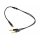 Adapter audio stereo 3.5mm minijack, 4PIN, 0.2m