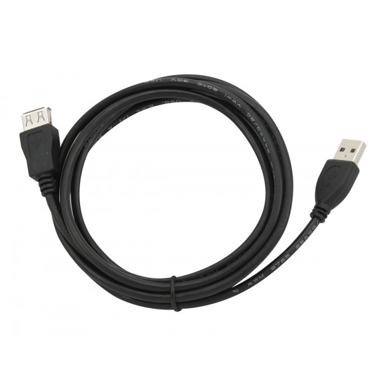 Extension cord l USB 2.0 l type AM-AF l 1.8m black