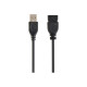 Extension cord l USB 2.0 l type AM-AF l 1.8m black