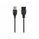 Extension cord l USB 2.0 l type AM-AF l 1.8m black