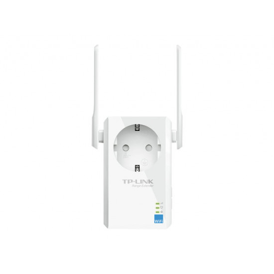 TP-LINK 300Mbps Wireless N Wall Plugged Range Extender with Pass Through Atheros 2T2R 2.4GHz 802.11n/g/b Power on/off and Ranger Ext