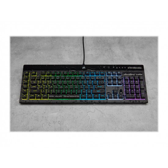 CORSAIR K55 RGB PRO Gaming Keyboard Backlit Zoned RGB LED Rubberdome