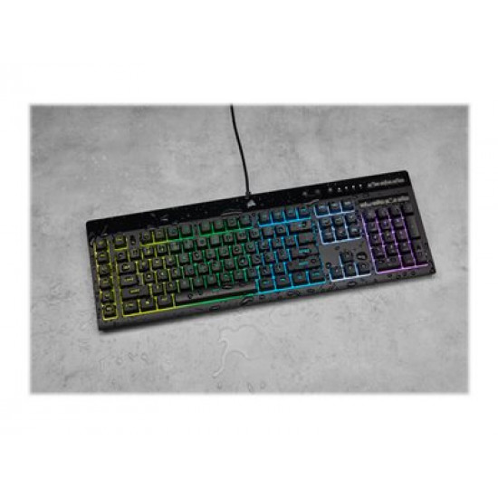 CORSAIR K55 RGB PRO Gaming Keyboard Backlit Zoned RGB LED Rubberdome