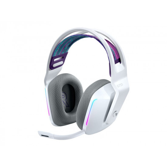 LOGITECH G733 LightSpeed Wireless RGB Gaming Headset - WHITE - EMEA