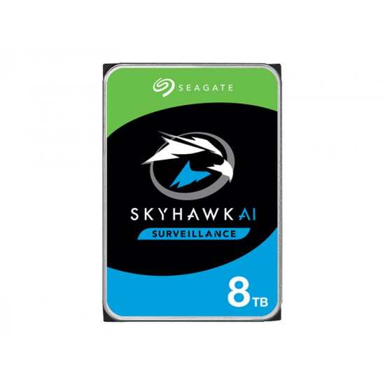 SEAGATE Surveillance AI Skyhawk 8TB HDD SATA 6Gb/s 256MB cache 8.9cm 3.5inch