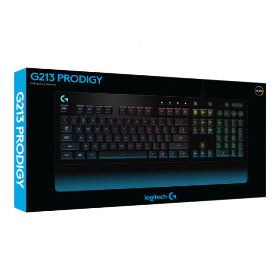 LOGITECH G213 Prodigy Gaming Keyboard - USB (US)