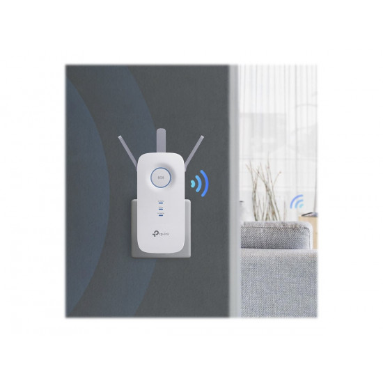 TP-LINK AC1750 Dual Band Wireless Wall Plugged Range Extender Qualcomm 1300Mbps at 5Ghz + 450Mbps at 2.4Ghz 802.11ac/a/b/g/n