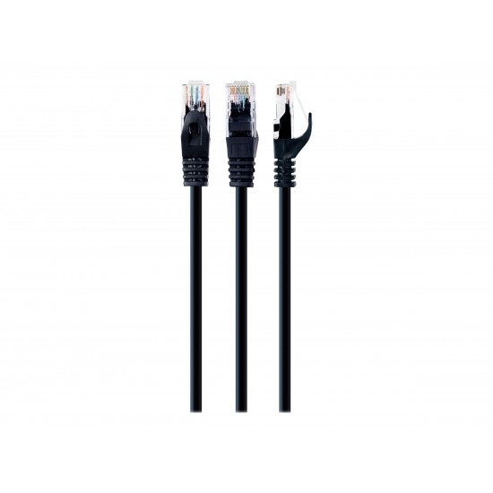 Patch cord Kat.6 UTP 0.25m black