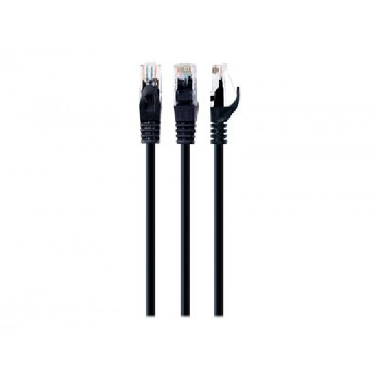 Patch cord Kat.6 UTP 0.25m black