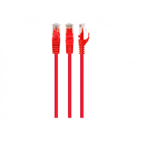 Patch cord Cat.6 UTP 0.25m red