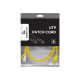 Patch cord Cat.6 UTP 0.5m yellow