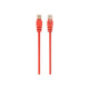 PATCH CABLE CAT5E UTP 0.25M/RED PP12-0.25M/R GEMBIRD