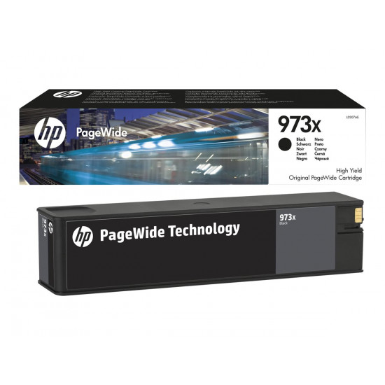 HP 973X high yield black original PageWide cartridge