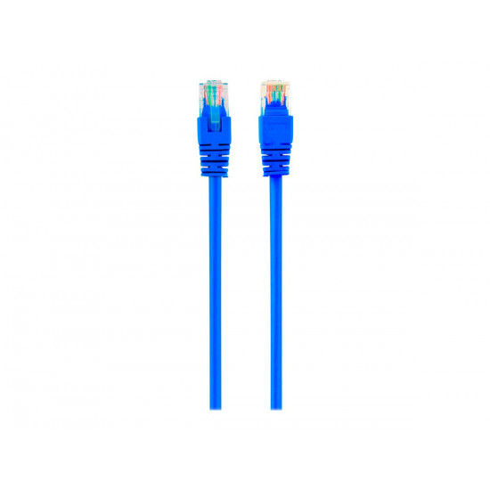 GEMBIRD PP12-0.25M/B Gembird patchcord RJ45, cat.5e, UTP, 0.25m, blue