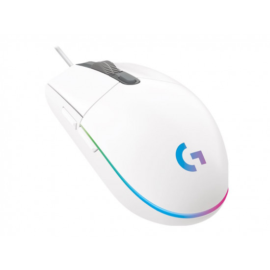 MOUSE USB OPTICAL G102 LIGHTSY/WHITE 910-005824 LOGITECH