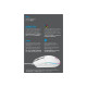 MOUSE USB OPTICAL G102 LIGHTSY/WHITE 910-005824 LOGITECH