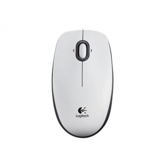 LOGITECH B100 optical Mouse white USB for Business