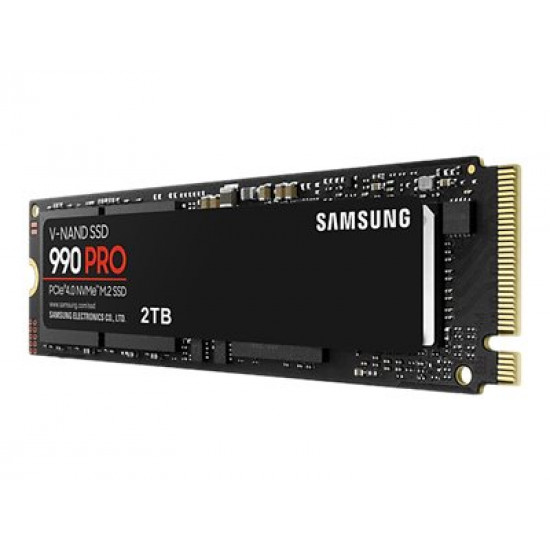 SSD|SAMSUNG|990 PRO|2TB|M.2|PCIE|NVMe|MLC|Write speed 6900 MBytes/sec|Read speed 7450 MBytes/sec|2.3mm|TBW 1200 TB|MTBF 1500000 hours|MZ-V9P2T0BW