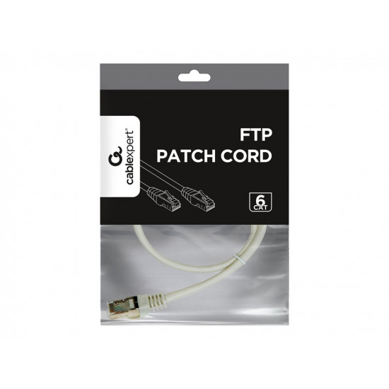 GEMBIRD patchcord kat.6 FTP 0.5m grey