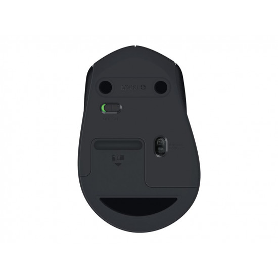 LOGITECH Wireless Mouse M280 - BLACK - 2.4GHZ - EWR2