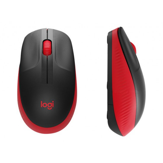 LOGITECH M190 Full-size wireless mouse - RED - EMEA