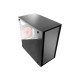 GEMBIRD CCC-FORNAX-960R Gaming design PC case 3 x 12 cm fans red