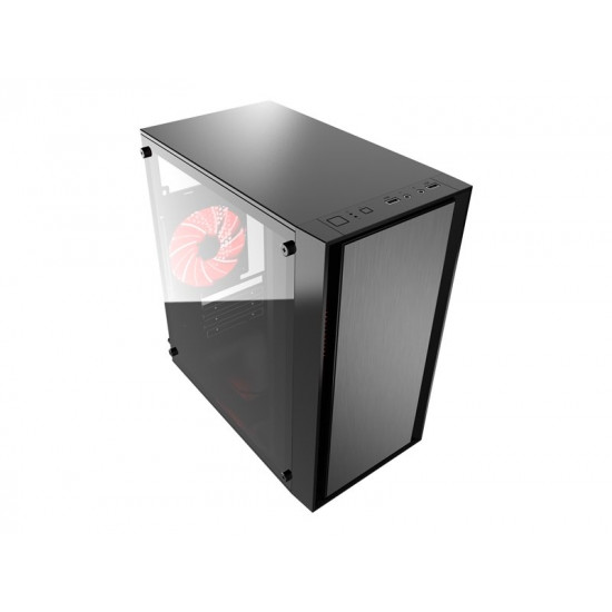 GEMBIRD CCC-FORNAX-960R Gaming design PC case 3 x 12 cm fans red