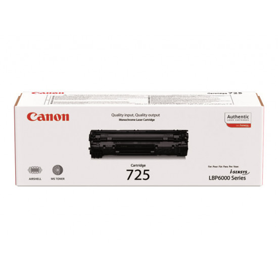 CANON CRG-725 Cartridge Black 1.600 pages for LBP6000