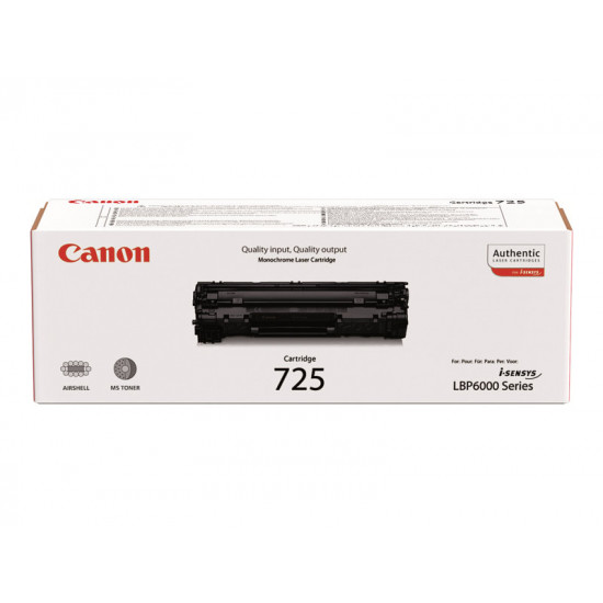 CANON CRG-725 Cartridge Black 1.600 pages for LBP6000