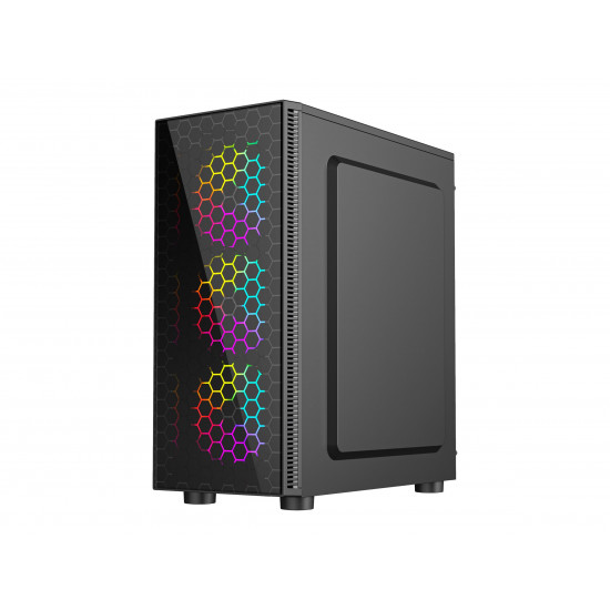 GEMBIRD Gaming ARGB case Fornax 500 black