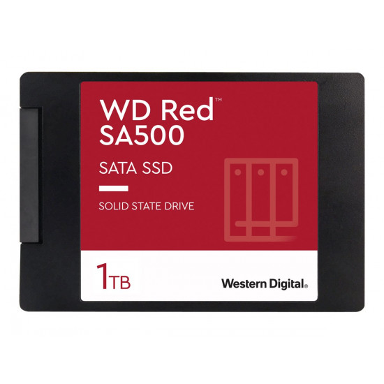 SSD|WESTERN DIGITAL|Red SA500|1TB|SATA 3.0|Write speed 530 MBytes/sec|Read speed 560 MBytes/sec|2,5