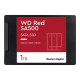 SSD|WESTERN DIGITAL|Red SA500|1TB|SATA 3.0|Write speed 530 MBytes/sec|Read speed 560 MBytes/sec|2,5