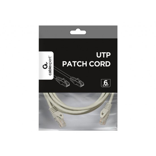 GEMBIRD PP6U-3M patchcord RJ45 cat.6 UTP 3m gray