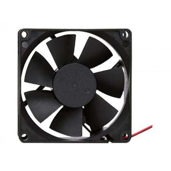 Fan 80x80x25mm 4-pin housing/power supply