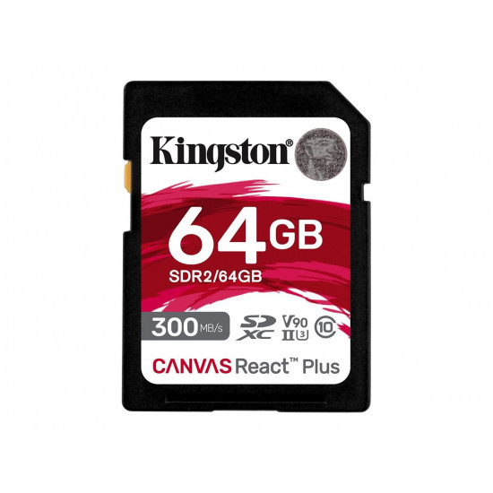 MEMORY SDXC 64GB C10/SDR2/64GB KINGSTON