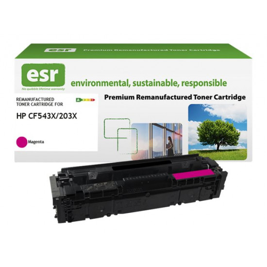 ESR Toner cartridge compatible with HP CF543X magenta High Capacity remanufactured 2.500 pages