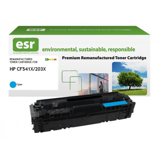 ESR Toner cartridge compatible with HP CF541X cyan High Capacity remanufactured 2.500 pages