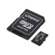 KINGSTON 8GB microSDHC Industrial C10 A1 pSLC Card + SD Adapter