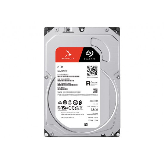 SEAGATE NAS HDD 8TB IronWolf 5400rpm 6Gb/s SATA 256MB cache 3.5inch