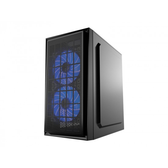 GEMBIRD CCC-FORNAX-950B Gaming design PC case 3 x 12 cm fans blue