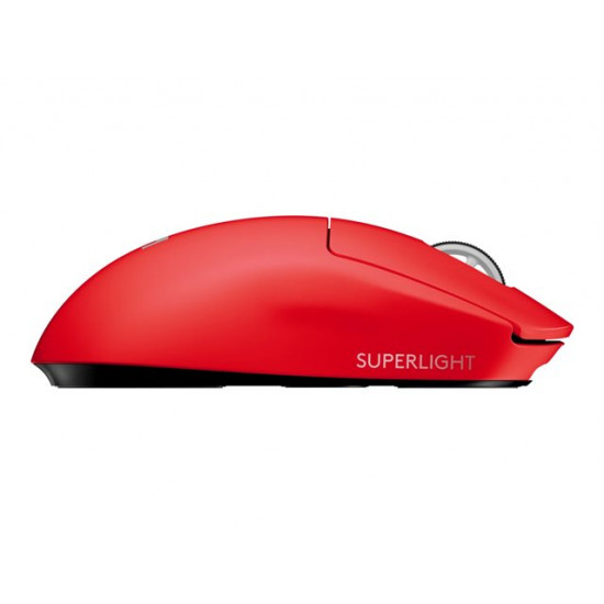 LOGITECH G PRO X SUPERLIGHT Mouse optical 5 buttons wireless 2.4 GHz USB LIGHTSPEED receiver red