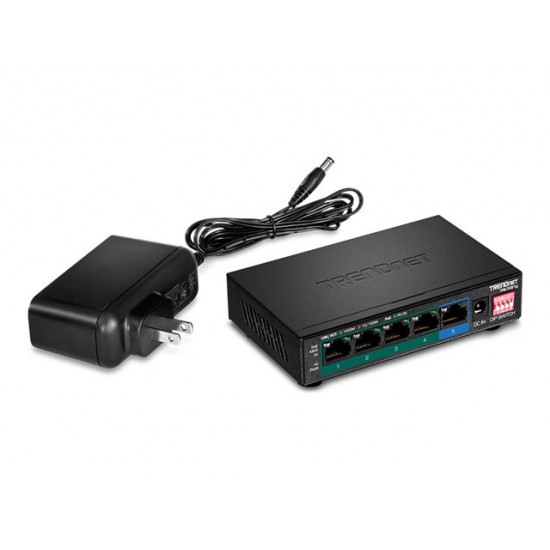 TRENDNET 5-Port Gigabit PoE+ Switch 60W