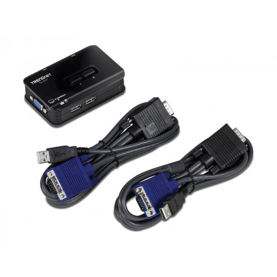 TRENDNET 2-Port USB KVM Switch Kit